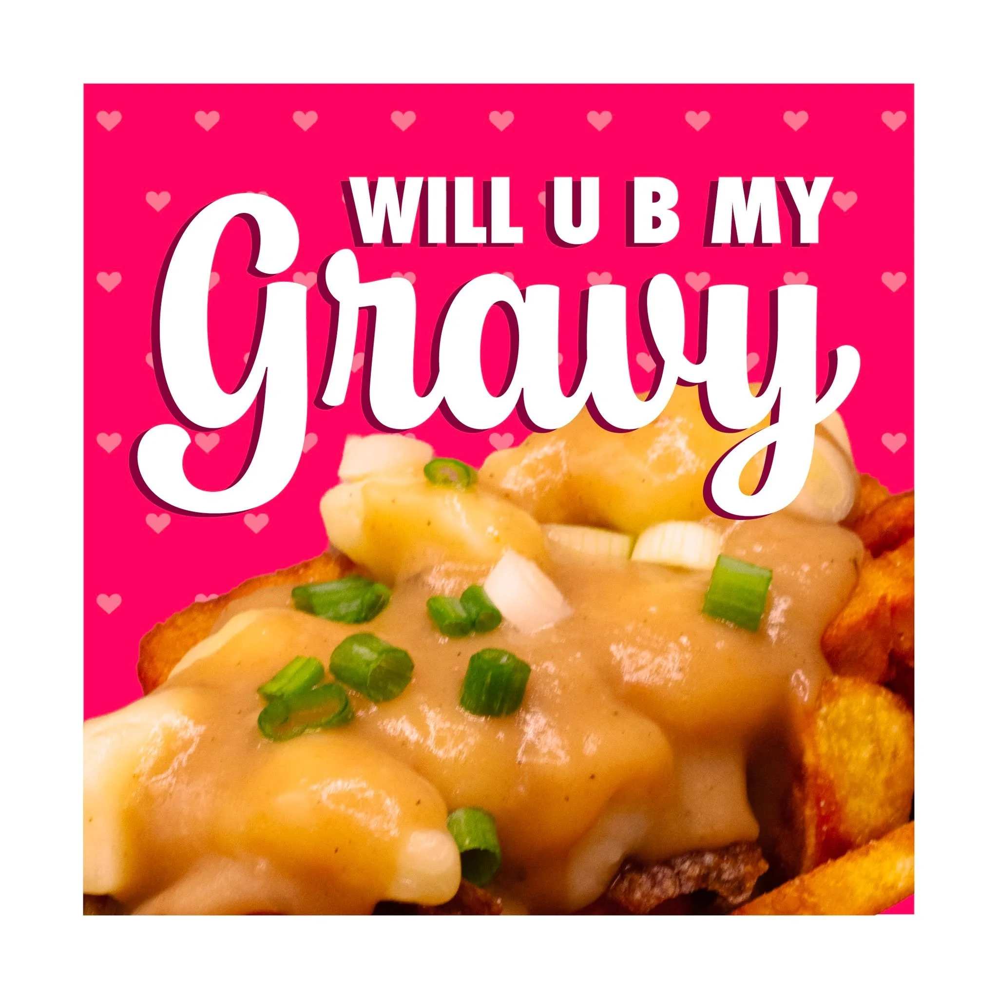 👏 They don&rsquo;t want flowers, they want burgers, poutine (and also flowers) 👏  Come by this weekend, share a shake, "lady and the tramp" some french fries, propose with an onion ring... whatever you're up to be sure to snag one of thes