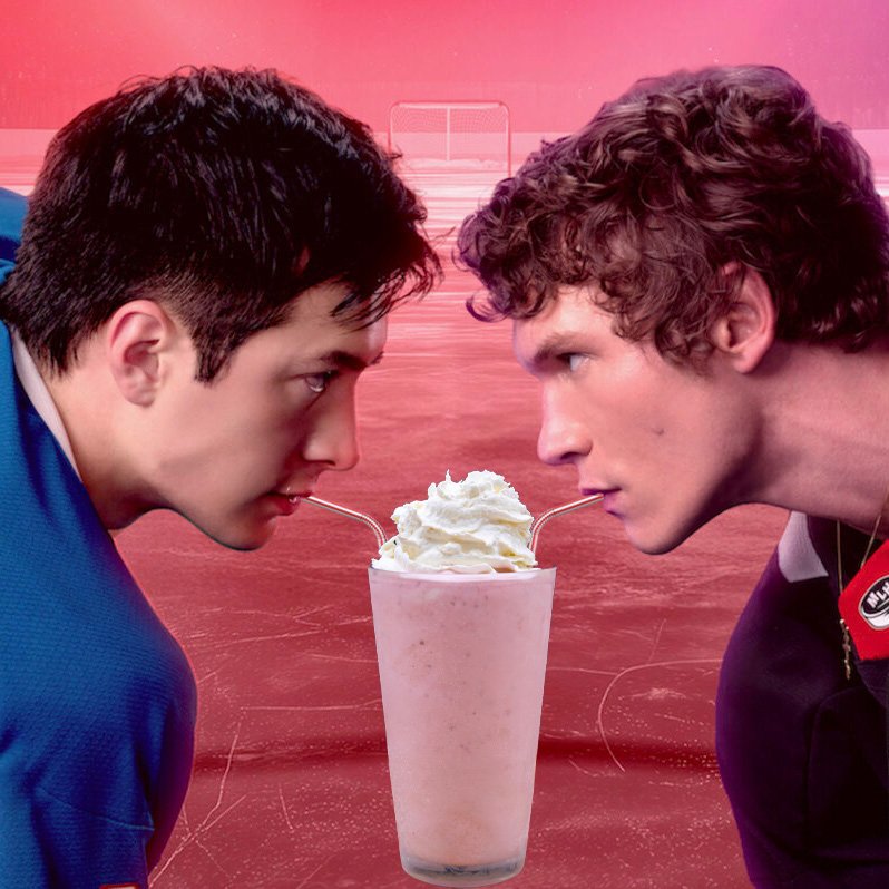 Rozanov&rsquo;s red, Hollander&rsquo;s blue, you&rsquo;re a stupid canadian wolfbird, but I&rsquo;d still share a shake with you ❤️&zwj;🔥