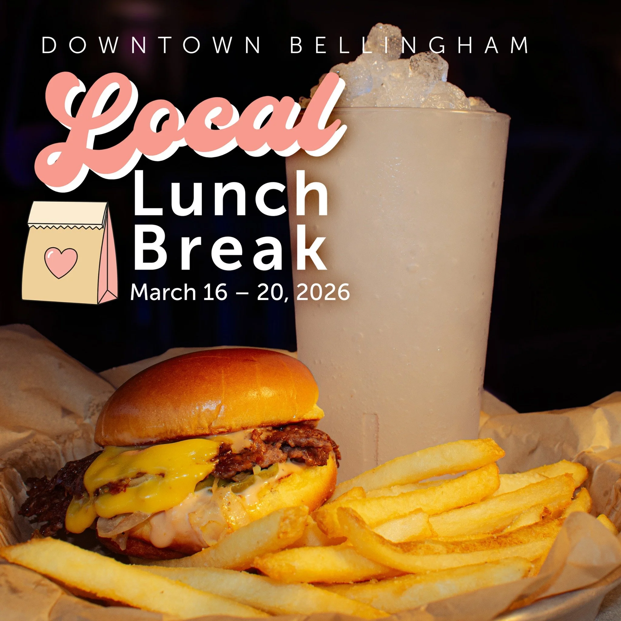 ⏰ Time fo a local lunch break ⏰

Our $10 Mighty Mini Meal is the right size at the right price for a nice treat in the middle of the workday. During this coming week (March 16 to 20), grabbing lunch at participating Local Lunch Break restaurants gets