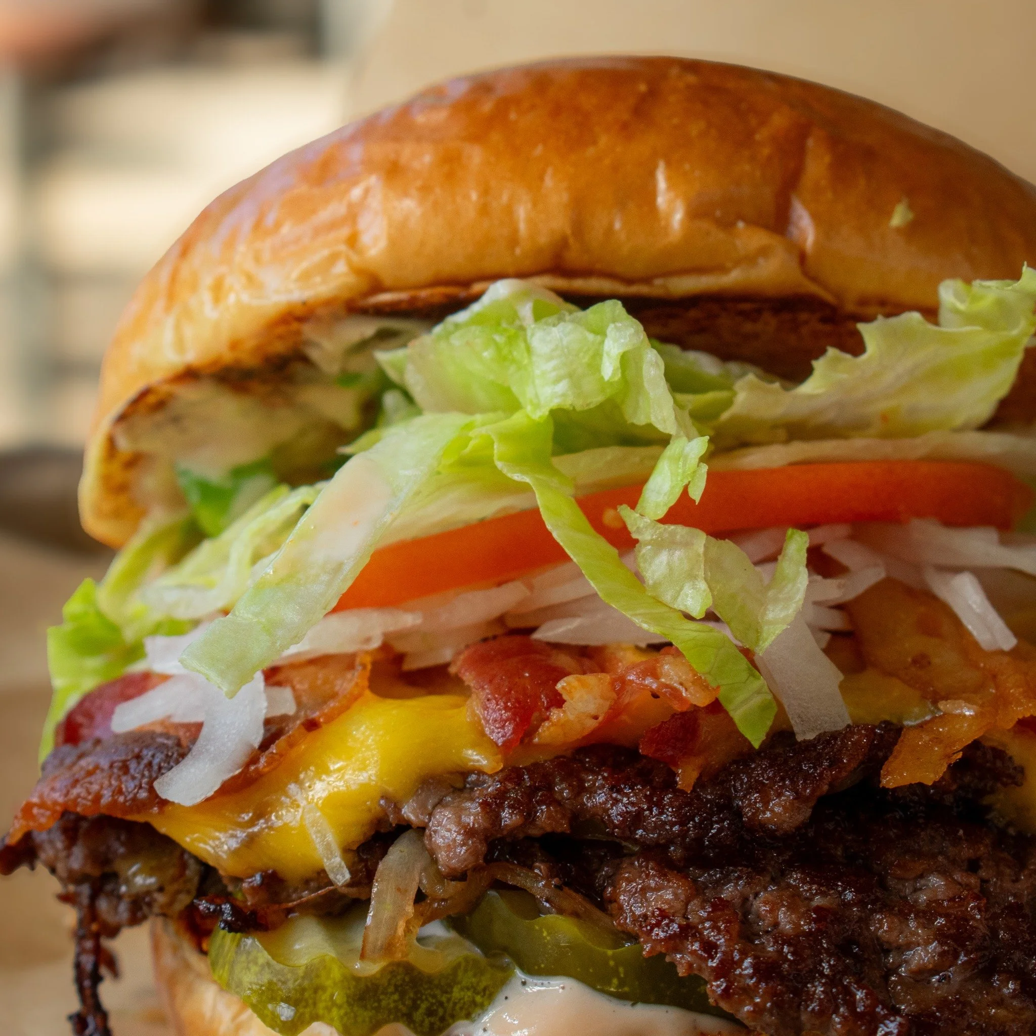 Kinda chic to get burgers on a weekday.