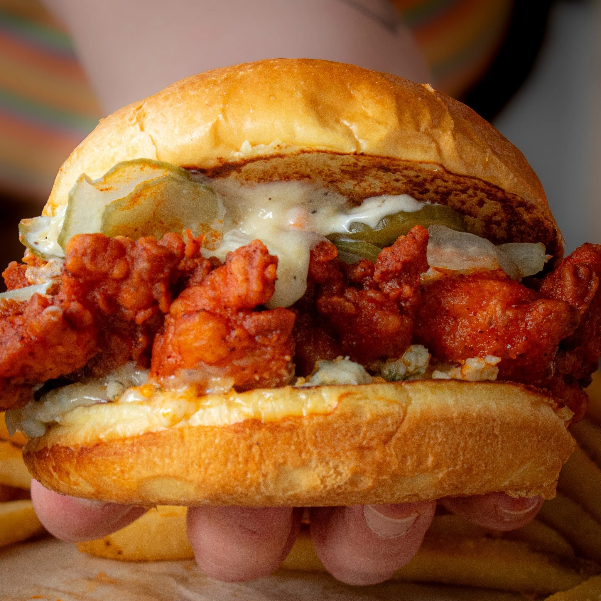 Can&rsquo;t stop thinking about this buffalo chicken sando&hellip;