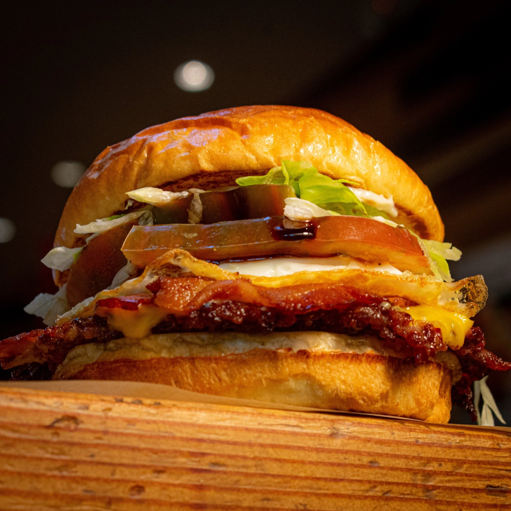 The September special is for the BLT lovers 

THE BLT ROYALE WITH CHEESE
🥓Ground bacon + beef patty
🧀Sharp American Cheese
🥓Bacon strips
🍅Marinated summer tomato
🥬Shredduce
🍳Runny egg
🤍Schmear o&rsquo; Mayo

Here for all of September!