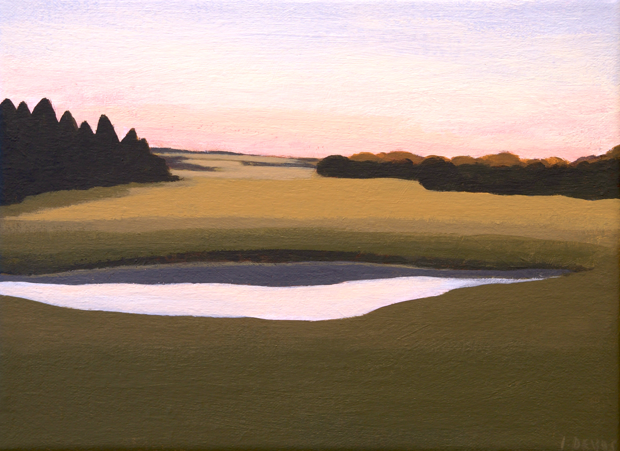 Peaceful Evening_18x24cm_7x9.5inch_acrylic-linen_IsabelleDevos_2026 small.png