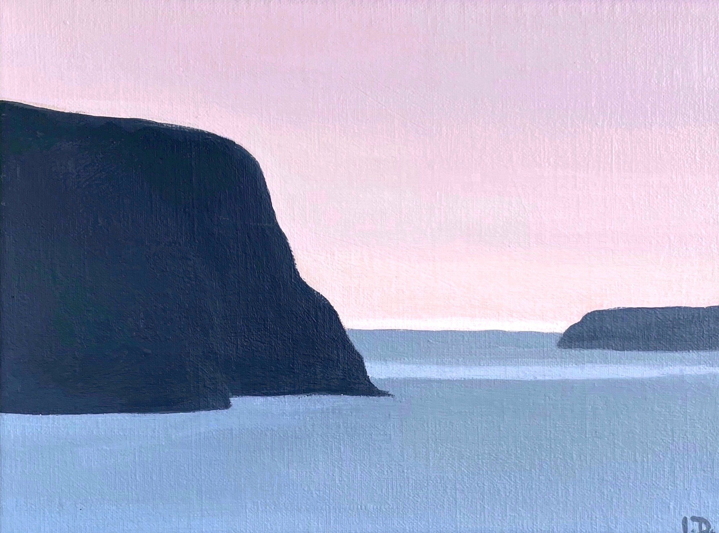Coastal Study 5 (dark headlands) ISABELLE DEVOS 18 x 24 cm acrylic on linen 2024_lowres.jpeg