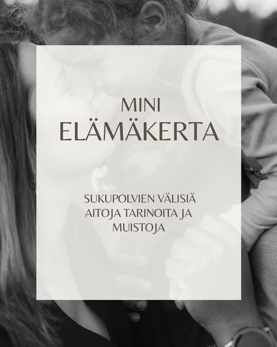 Yhteys omiin juuriin,
yhteys muihin,
yhteys itseen.

Tuovat sinut takaisin t&auml;h&auml;n hetkeen ja kaikkeen hyv&auml;&auml;n, mit&auml; on t&auml;ss&auml; juuri nyt.

#el&auml;m&auml;kerta #lahjaidea #vuosip&auml;iv&auml; #milj&ouml;&ouml;kuvaus #