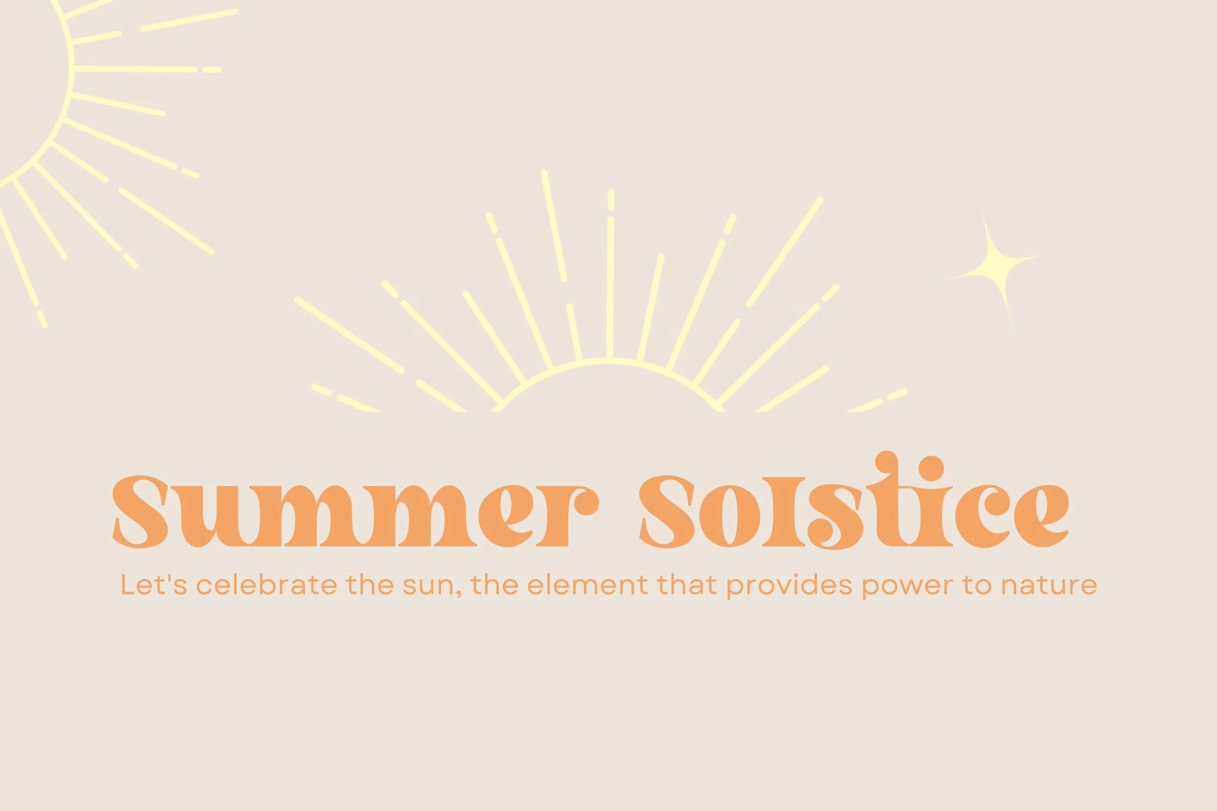 Summer Solstice: Yoga &amp; Supper