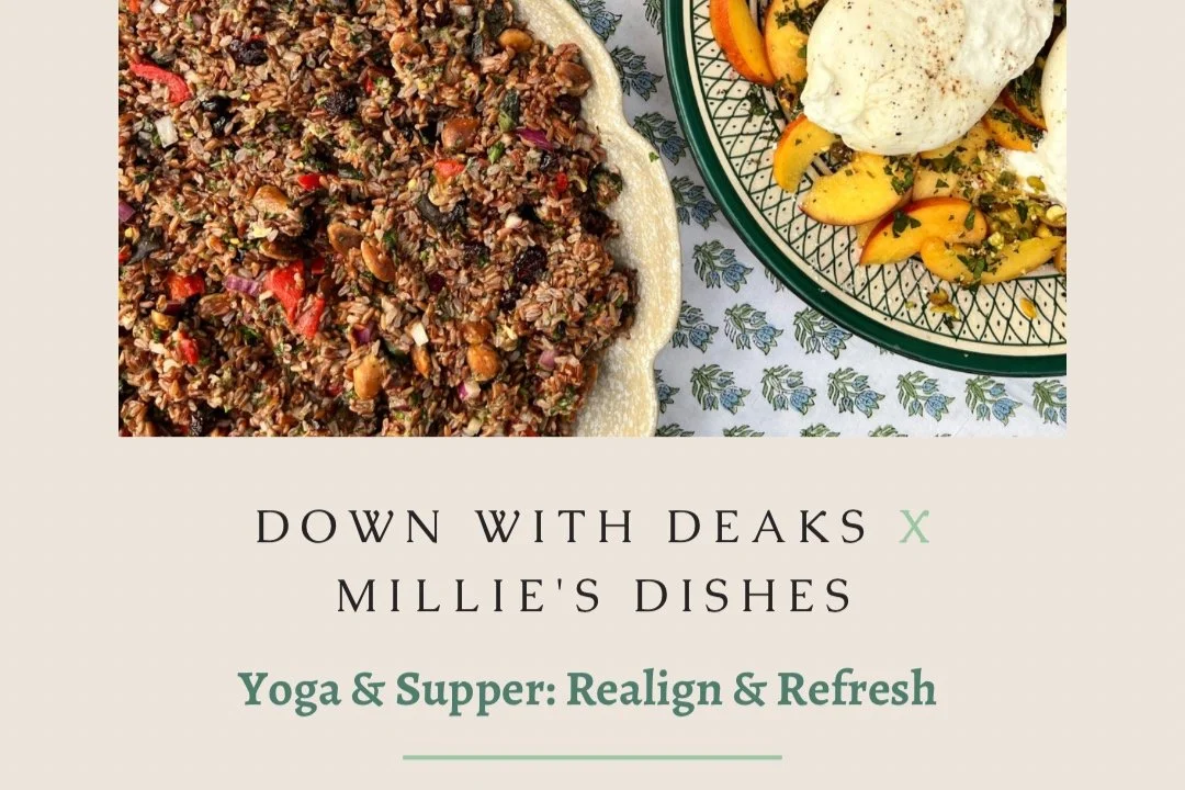 Yoga &amp; Supper x Millie's Dishes