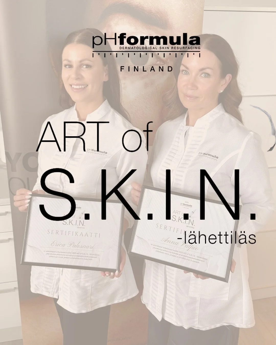 Kunnianosoitus erinomaisesta ty&ouml;st&auml; ✨

Klinikan henkil&ouml;kunnasta Erica &amp; Anna ovat sertifikoituja @phformulafinland ihonhoidon ammattilaisia, jotka ovat erikoistuneet iho-ongelmien hoitoon ja toimivat pHformulan br&auml;ndil&auml;he