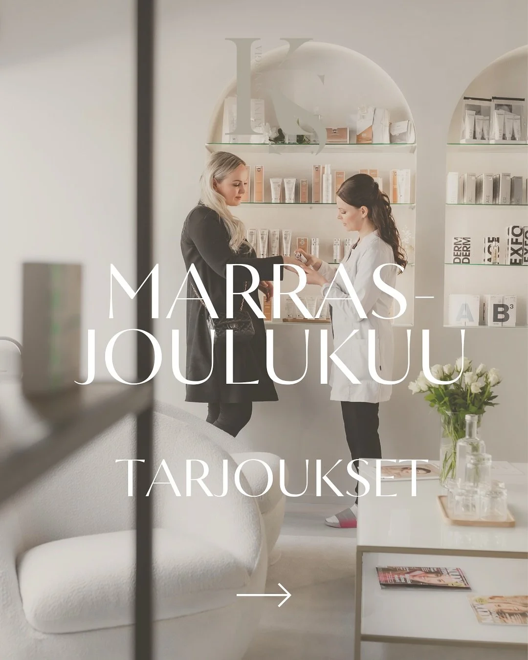 Marras&ndash;joulukuun kauneuskampanja on t&auml;&auml;ll&auml;! ✨

- Osta pHformula-seerumi &ndash; saat 100 ml putsarin kaupan p&auml;&auml;lle!

-  Radiesse &amp; HarmonyCA -hoidot -10 % alennus marras&ndash;joulukuun aikana tehdyist&auml; hoidois