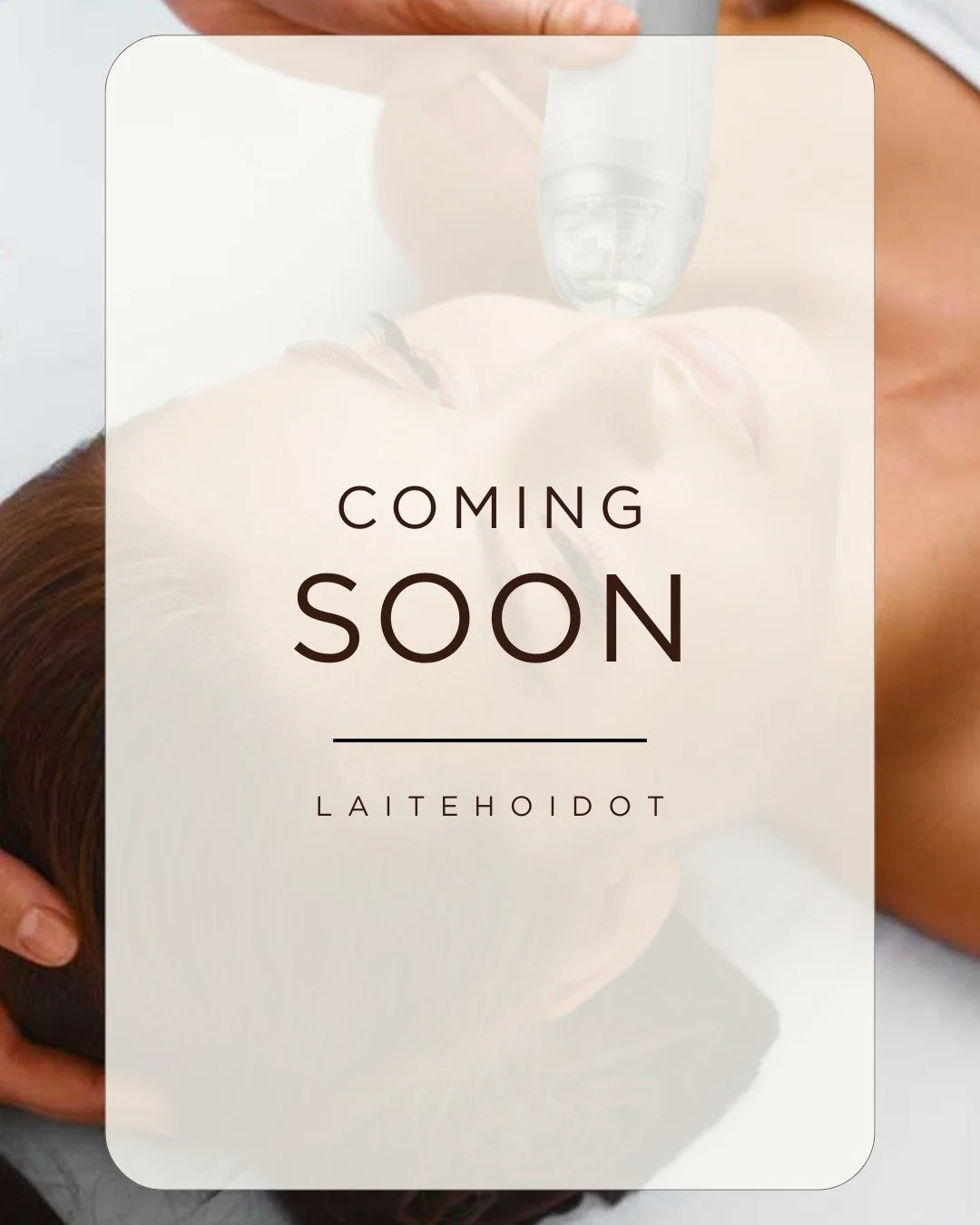 ✨ Coming Soon: Uudet laitehoidot klinikalle! ✨

Suureen kysynt&auml;&auml;n on vihdoin vastattu. Klinikallemme saapuu pian laaja valikoima uusia laitehoitoja, joiden my&ouml;t&auml; pystymme tarjoamaan entist&auml; monipuolisempia ja tuloksellisempia