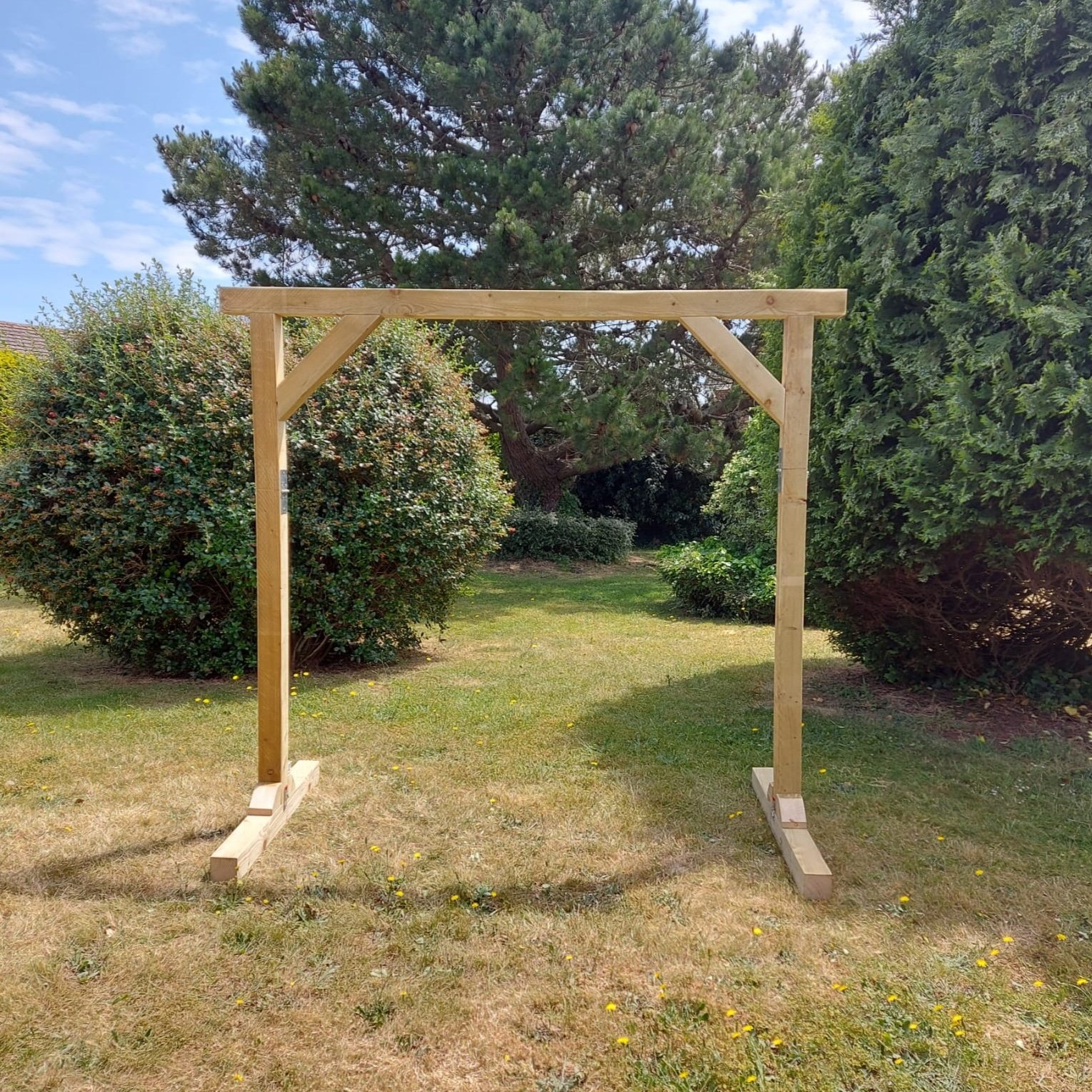 Wooden ceremony arch for hire - Mae & Maple