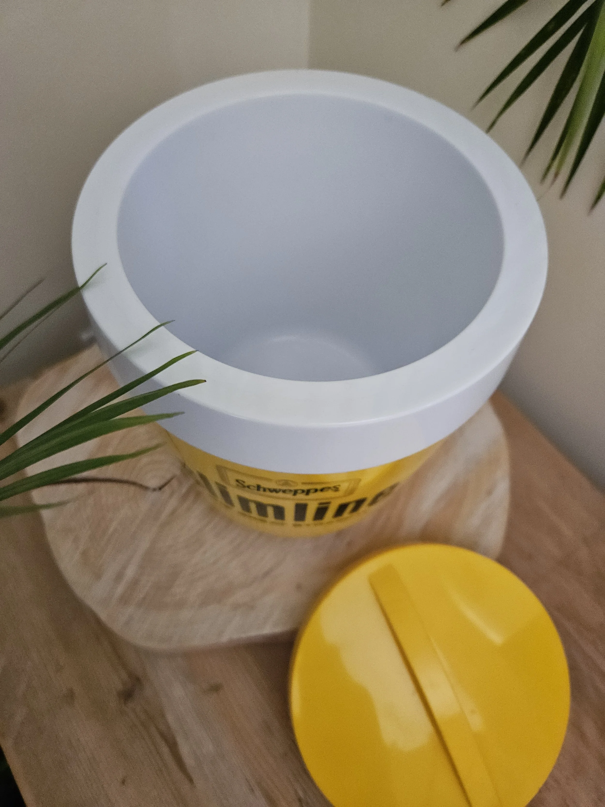 Inside Schweppes Slimline Ice Bucket