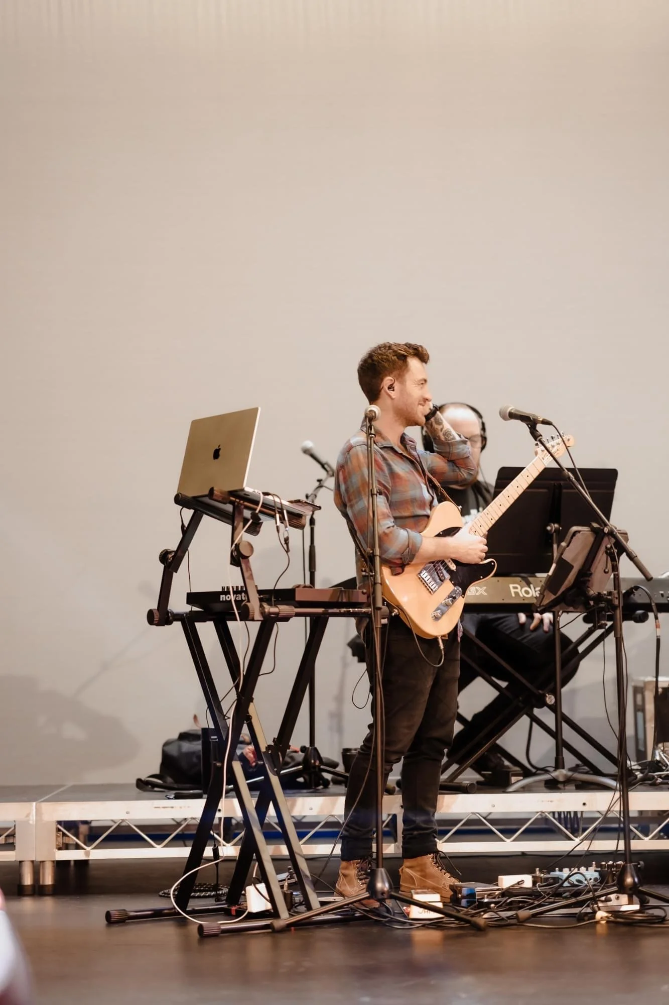 Nathan Barraclough Music Directing Stars of the Central Coast, for the Cancer Council.