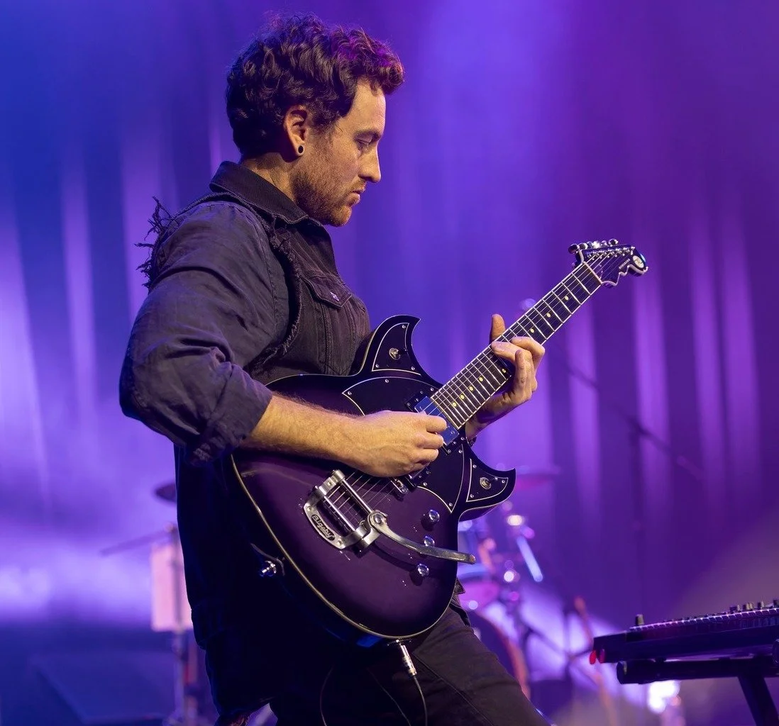 Nathan Barraclough playing a Reverend Space Hawk, for the 50th Anniversary tribute tour for the Eagles. 2022-2024