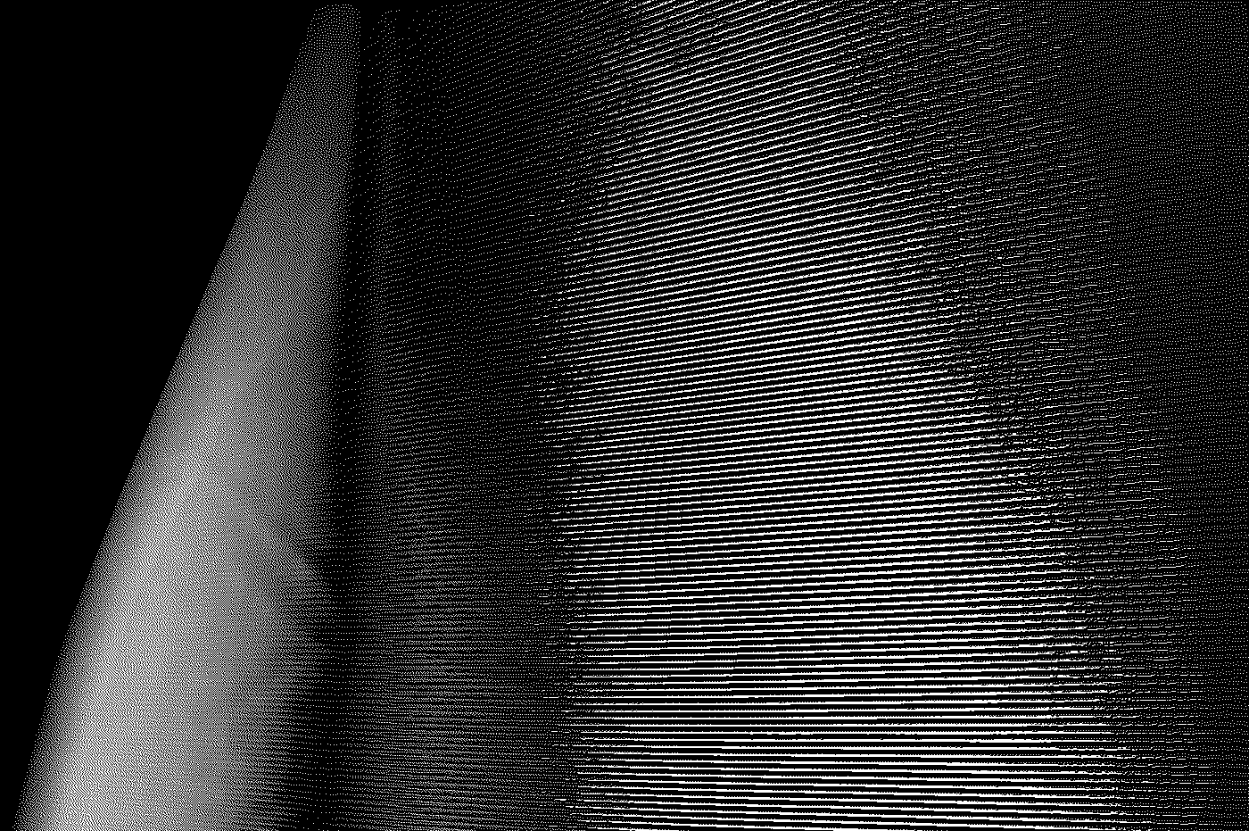 Close-up of a computer motherboard showing intricate circuit patterns and components.