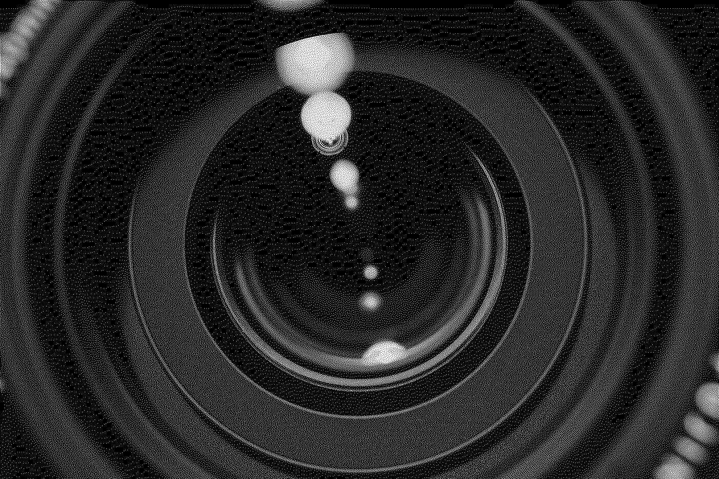 Close-up of a digital clock display showing the time 4:44.