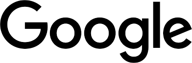 Google logo in black text