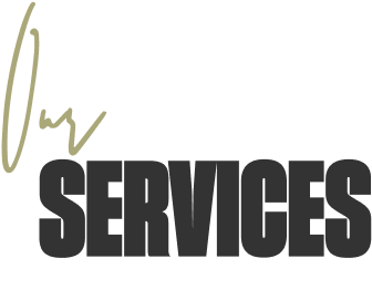 Logo for VM Services, featuring a stylized signature above the word 'SERVICES' in bold black letters.