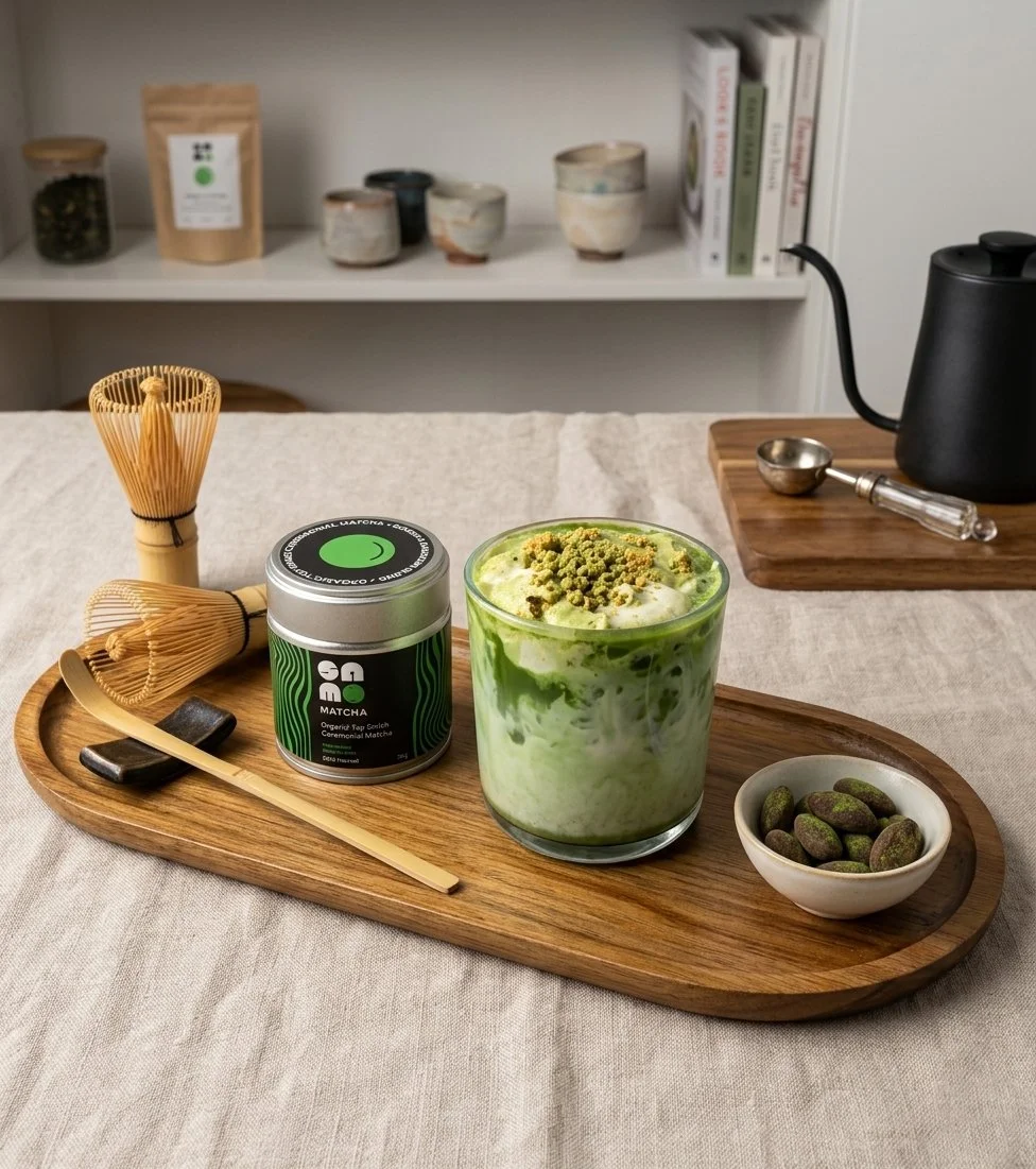 Banana Pudding Matcha Latte: Creamy Comfort in a Cup