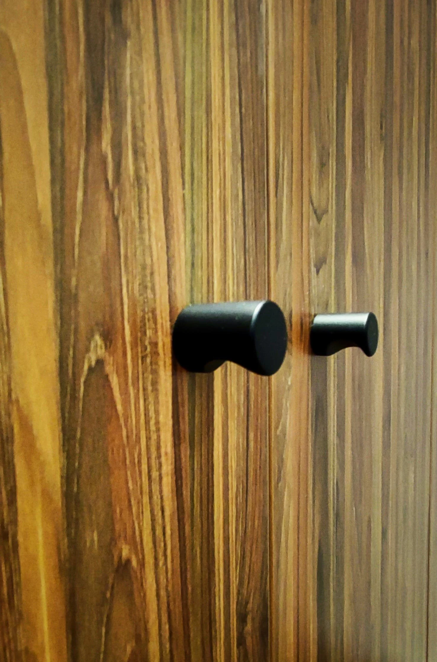Finition - bouton de porte noir satiné