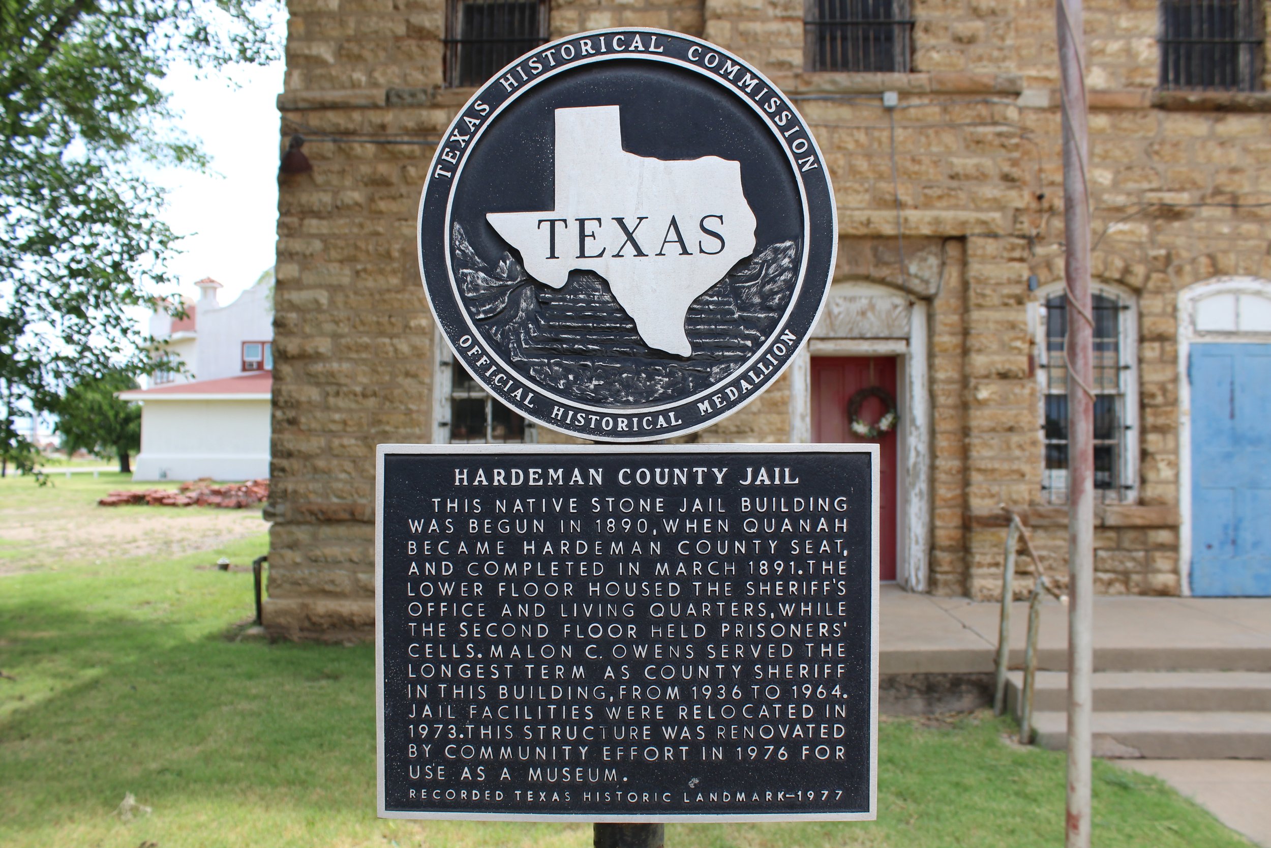 The History of the Old Jail House Quanah Texas.JPG