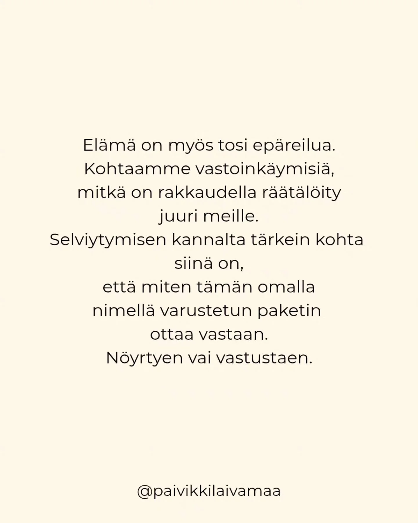 Jokaista meist&auml; el&auml;m&auml; koettelee tavalla tai toisella. Tulee tilanteita, miss&auml; emme todellakaan saa anteeksi pyynt&ouml;j&auml; takaisinp&auml;in.

Ei v&auml;ltt&auml;m&auml;tt&auml; edes silloin, vaikka rakentavasti kertoisi, ett&