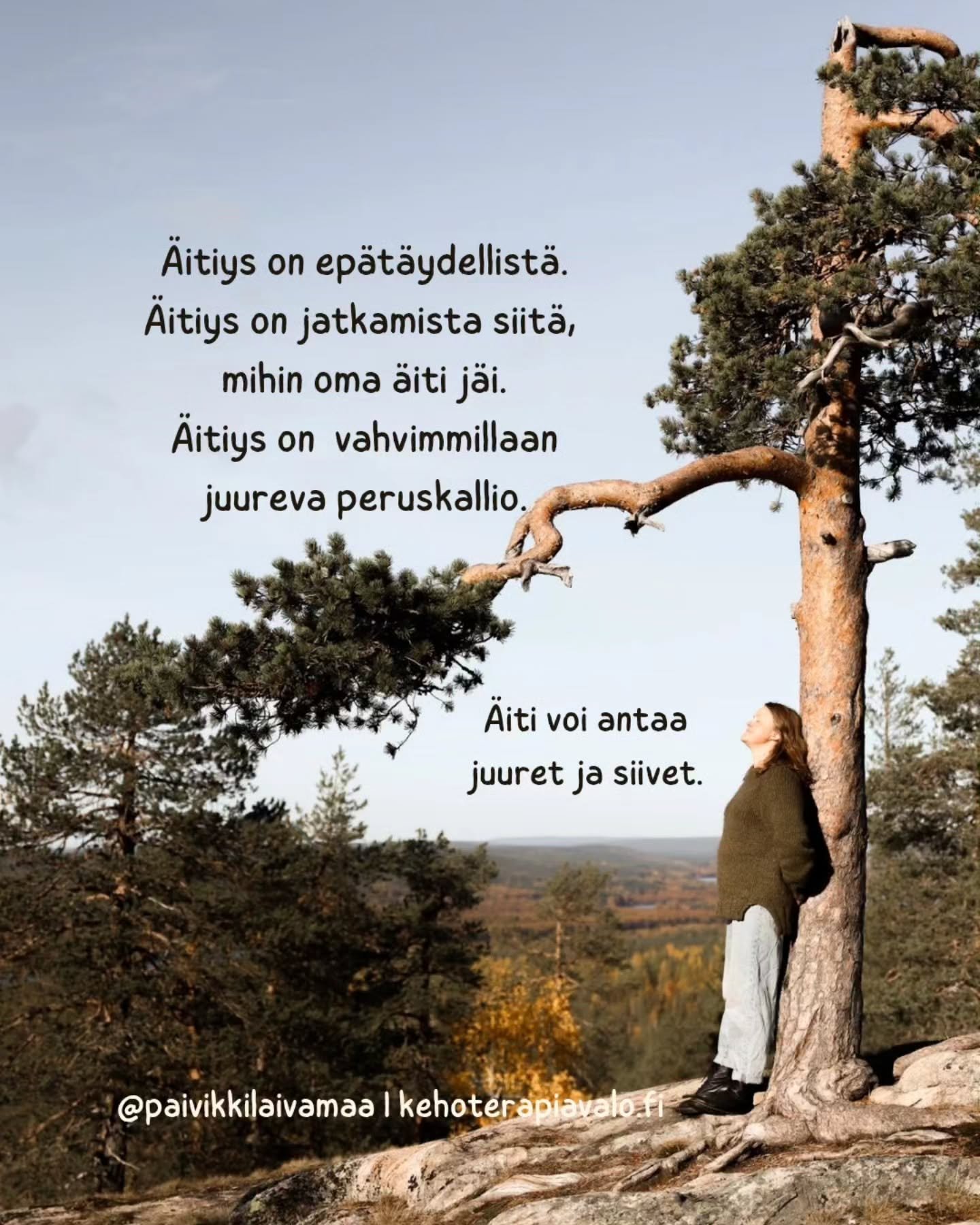 &Auml;iti ja &auml;itiys, lienee kaikille yksi teema, mihin sis&auml;ltyy eniten tunnelatausta.

&Auml;itienp&auml;iv&auml; oli ennen omia lapsia pitk&auml;&auml;n minulle vaikea. Sen l&auml;hestyminen oli ahdistavaa. Samaan ajankohtaan tulee my&ouml