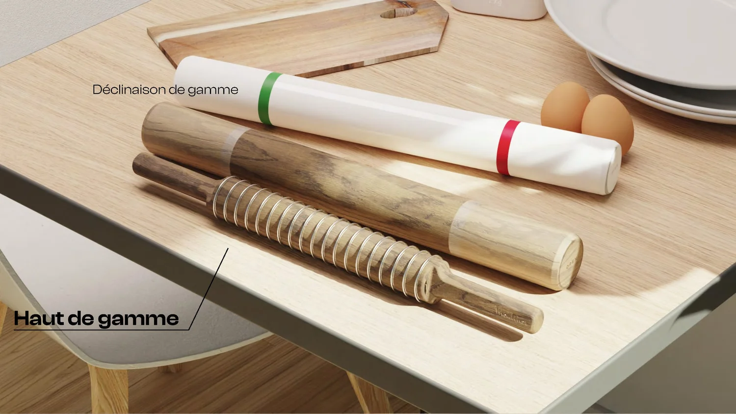 Configurations découpe-pâtes