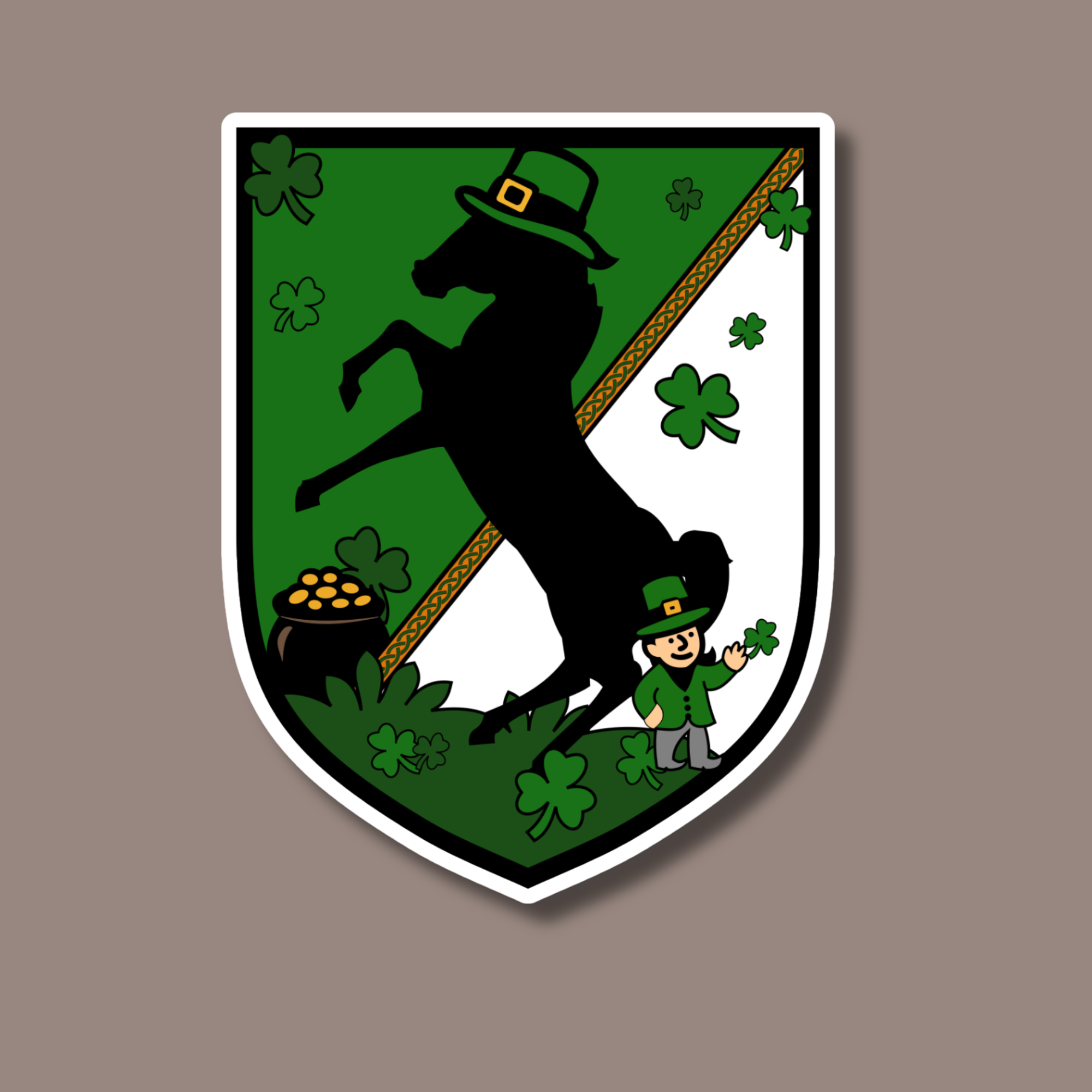 Blackhorse St. Patty's Day Sticker