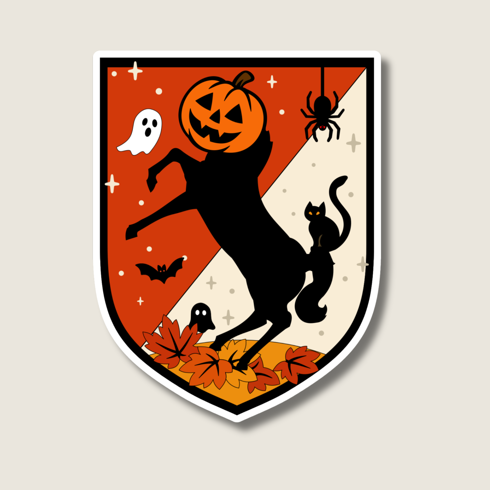Blackhorse Halloween Sticker