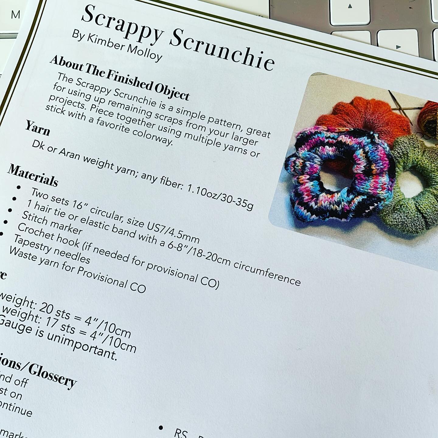 L E T  the #editing process begin! This is a free pattern that will be available for download in my #ravelryshop later today!! Who doesn&rsquo;t love a squishy #handmade scrunchie??? This pattern is great for using up scraps and making fast, fun gift