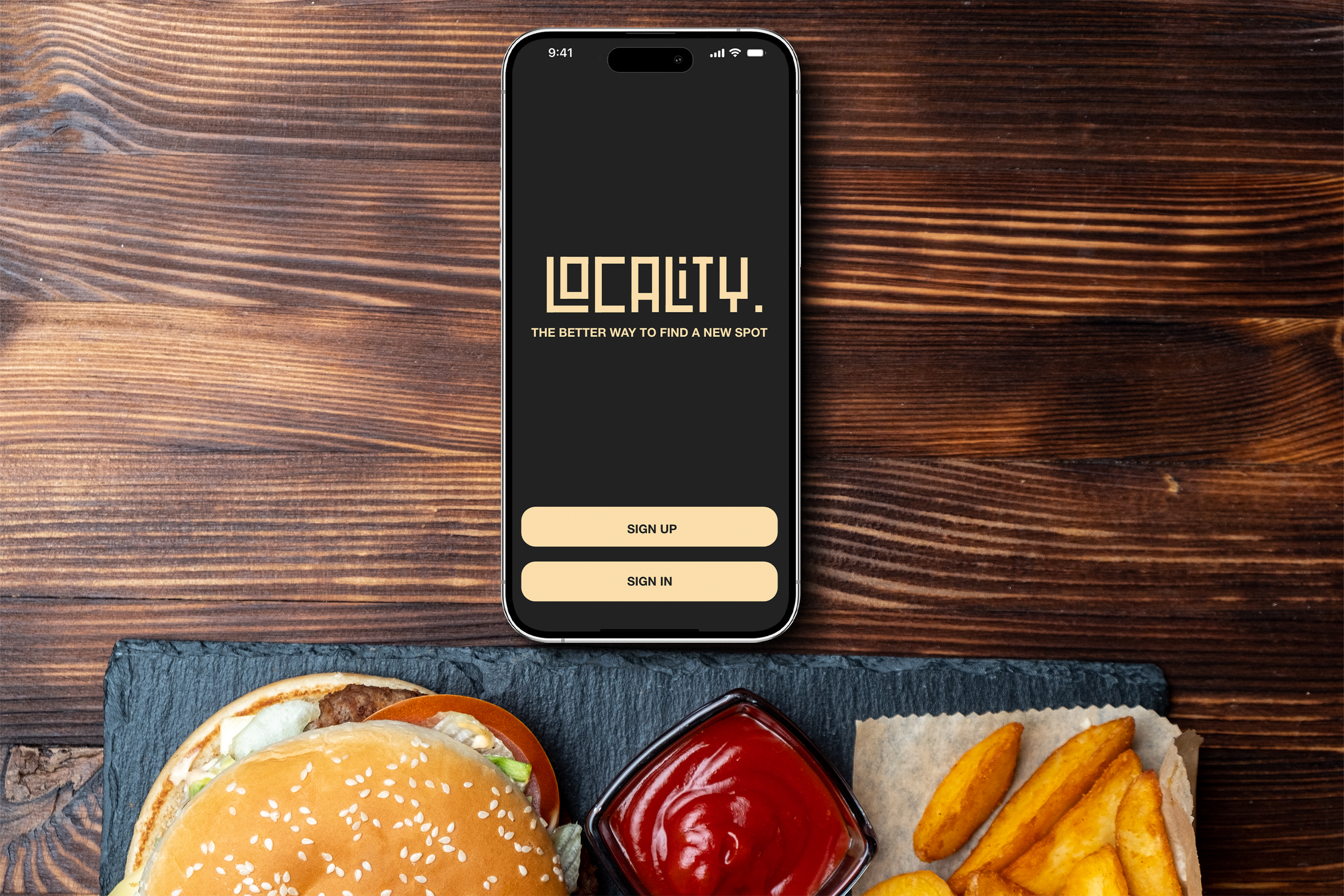 iPhone Mockup with Food Theme.png