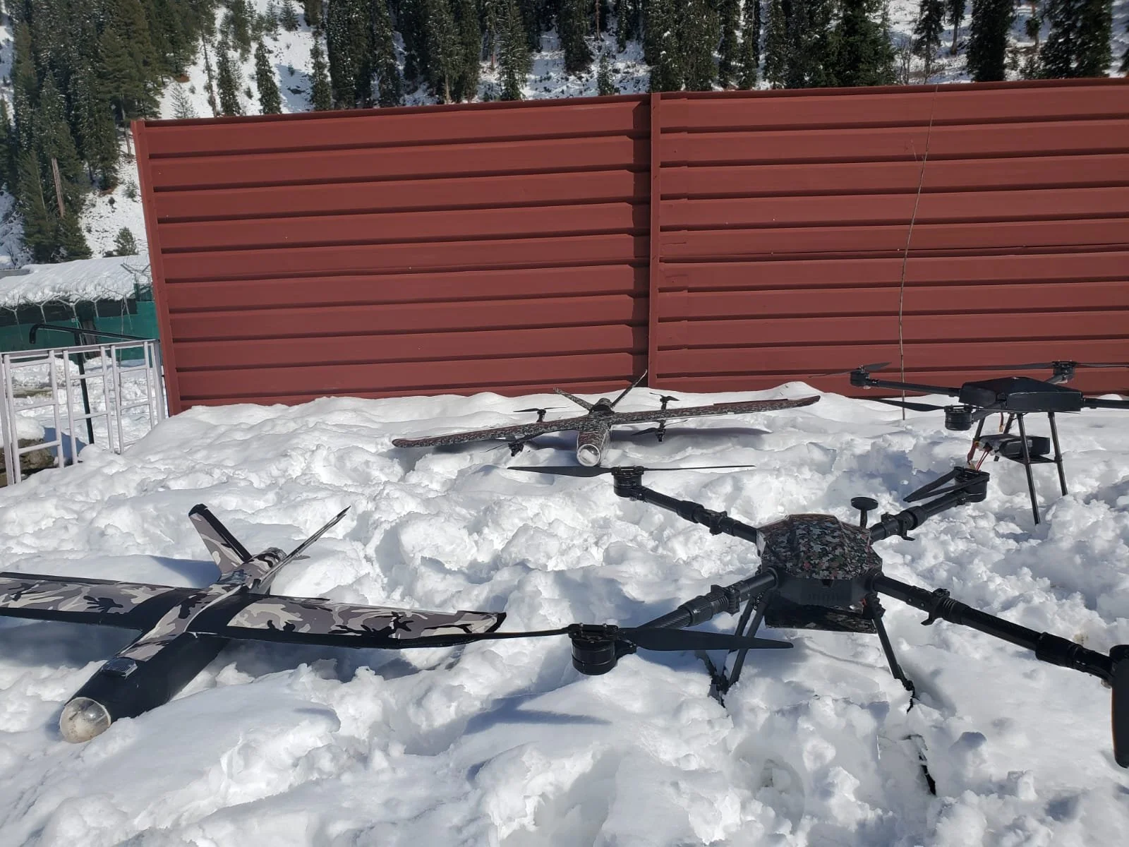Navisys UAV during Indian Army high-altitude winter trials
