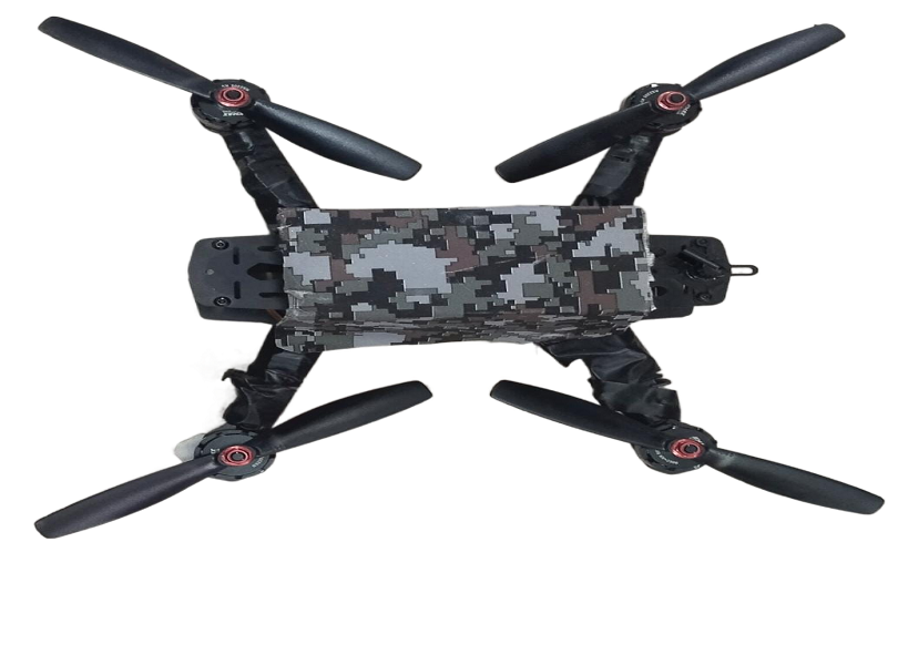 Dart NS-R5 compact camouflaged reconnaissance quadcopter