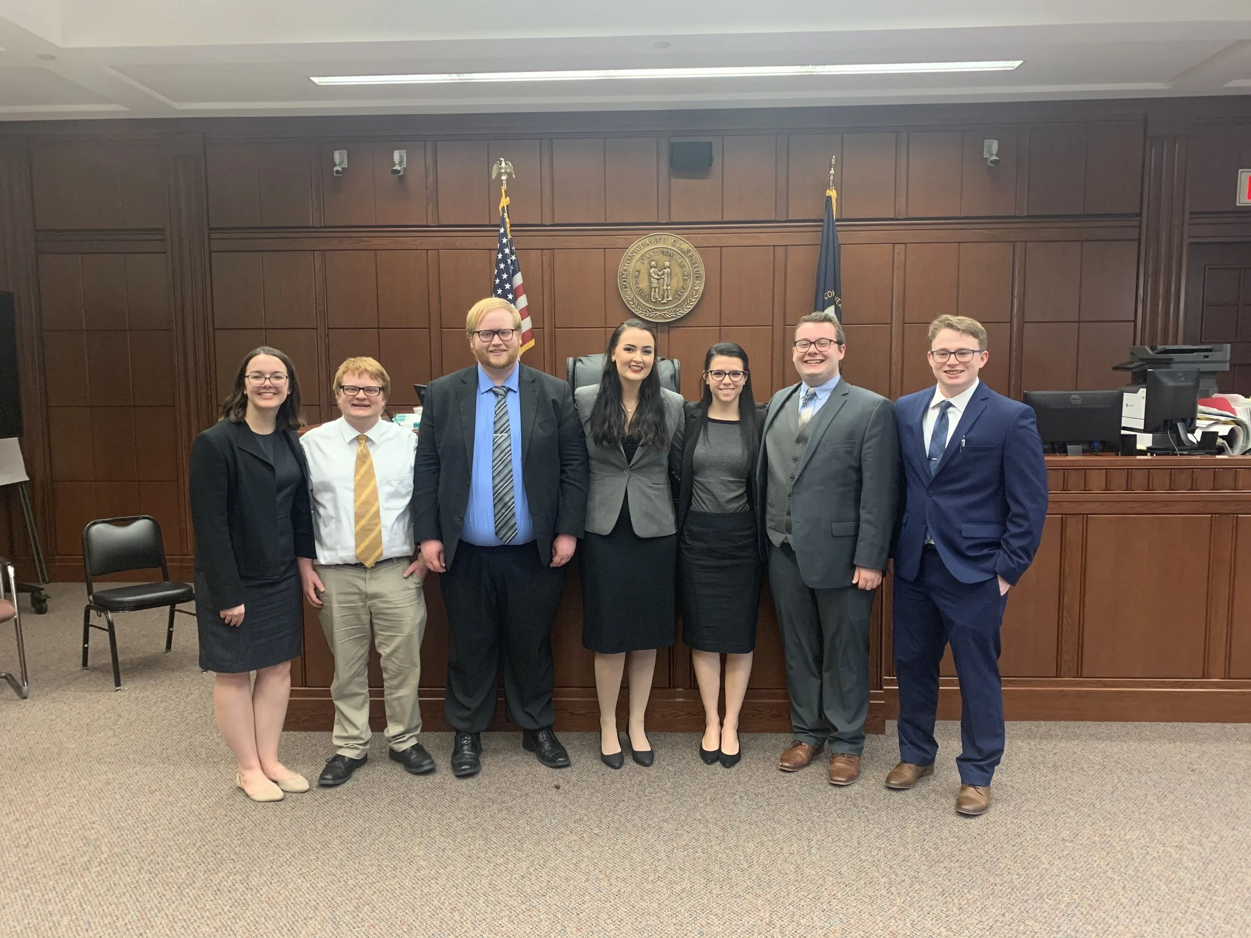 Mock Team at EKU - 19-20 (Delaney, Austin, Avery, Lucy, Madison, Quinn, Jacob)