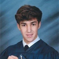 Eli Silverman in his graduation portrait