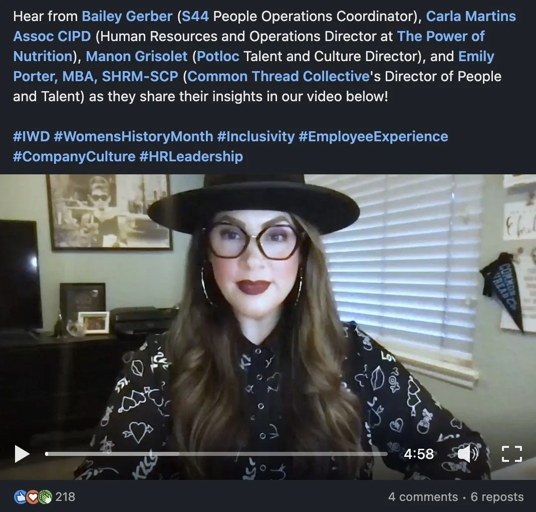 Women’s History Month Video