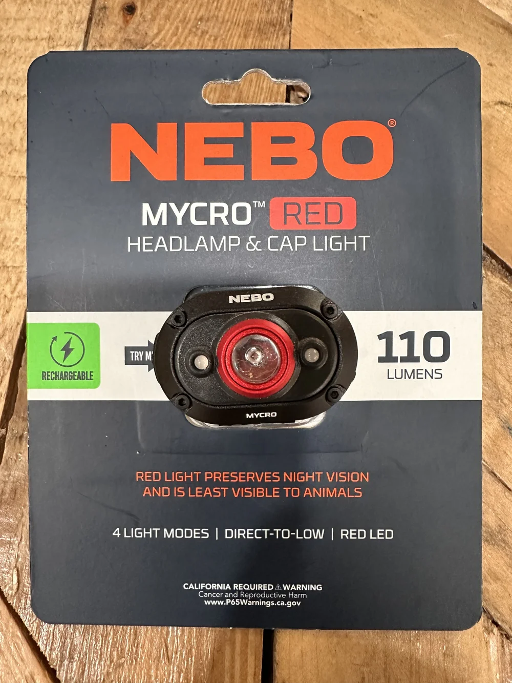 NEBO MYCRO RED HEADLAMP — St. Simons Bait and Tackle