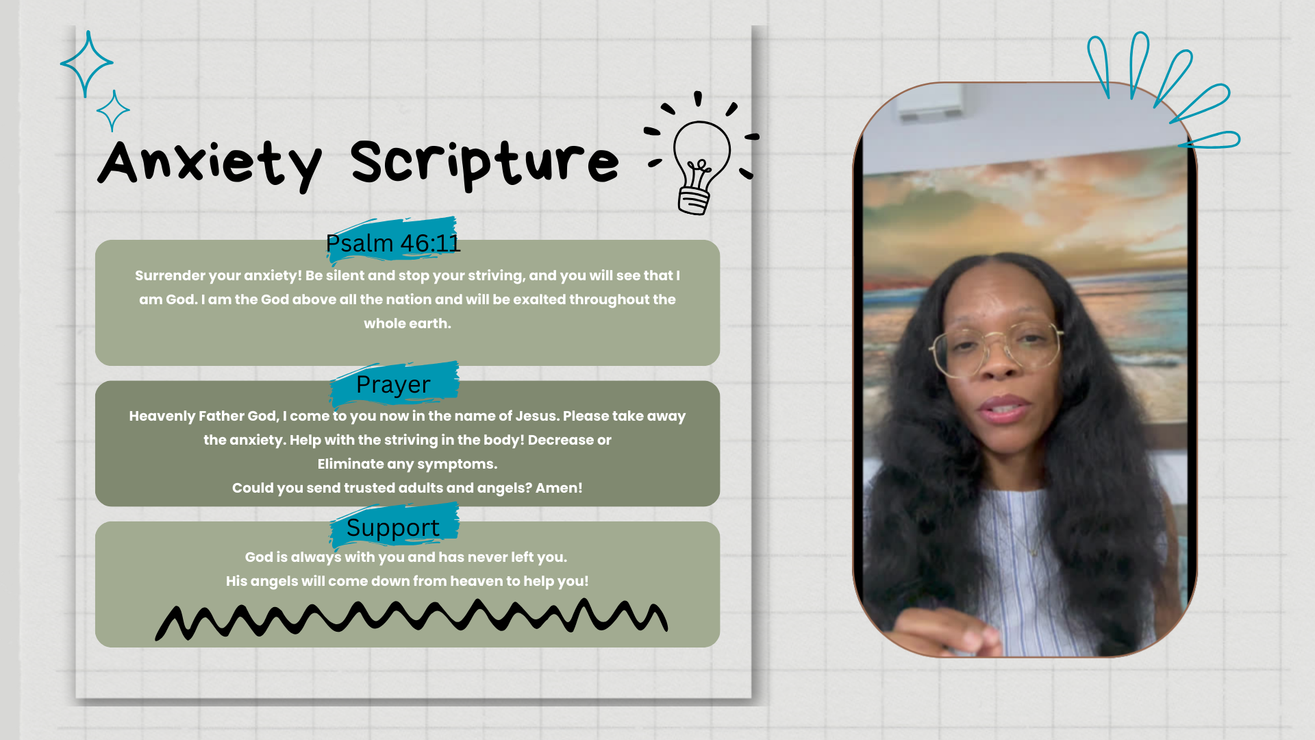 Learn how God wants to heal you from anxiety by reading His word.