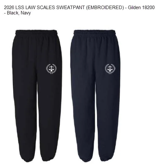 2026 UVic Law Student Society Scales Sweatpants