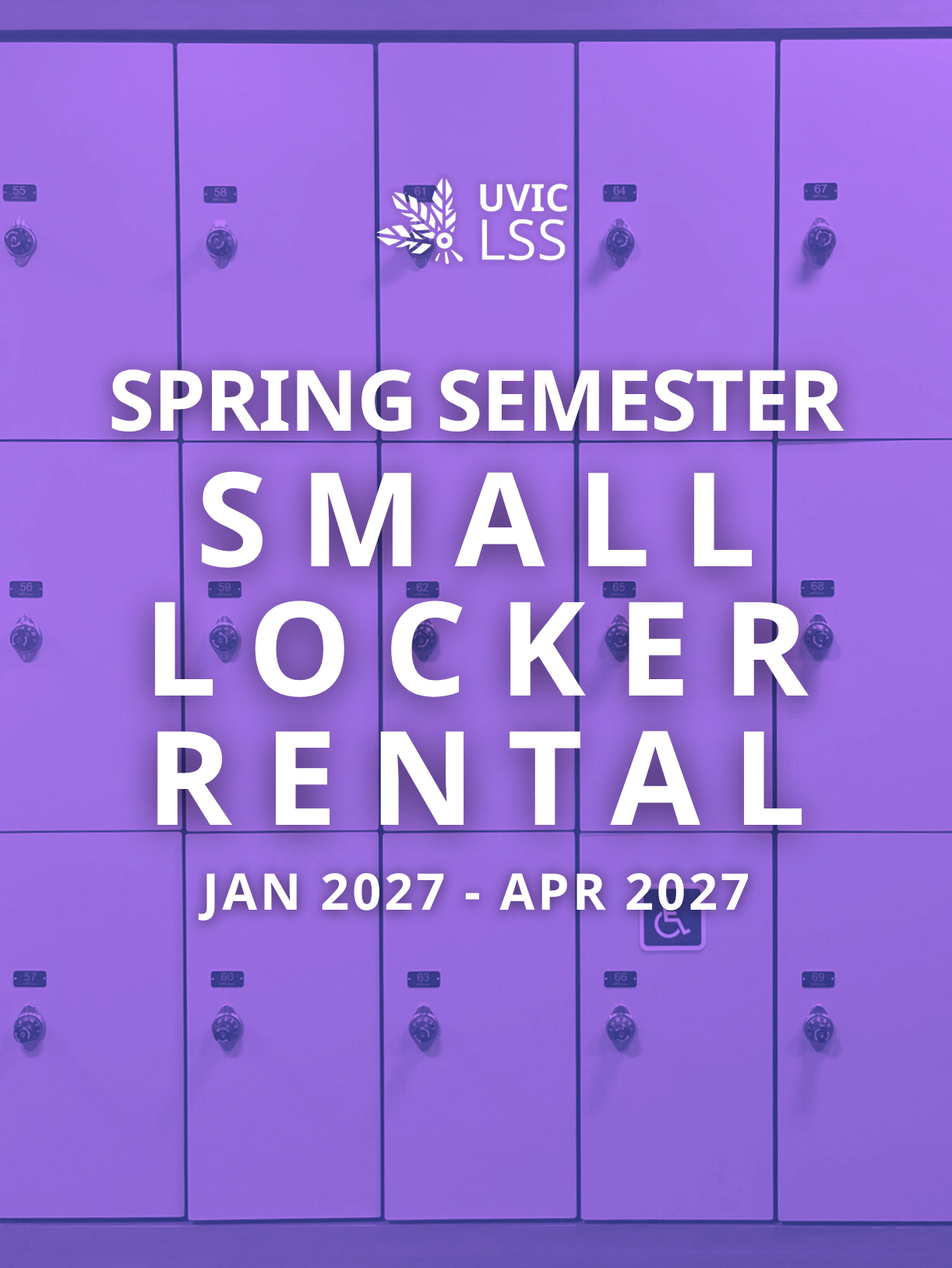 2027 Spring Semester - Small Locker Rental