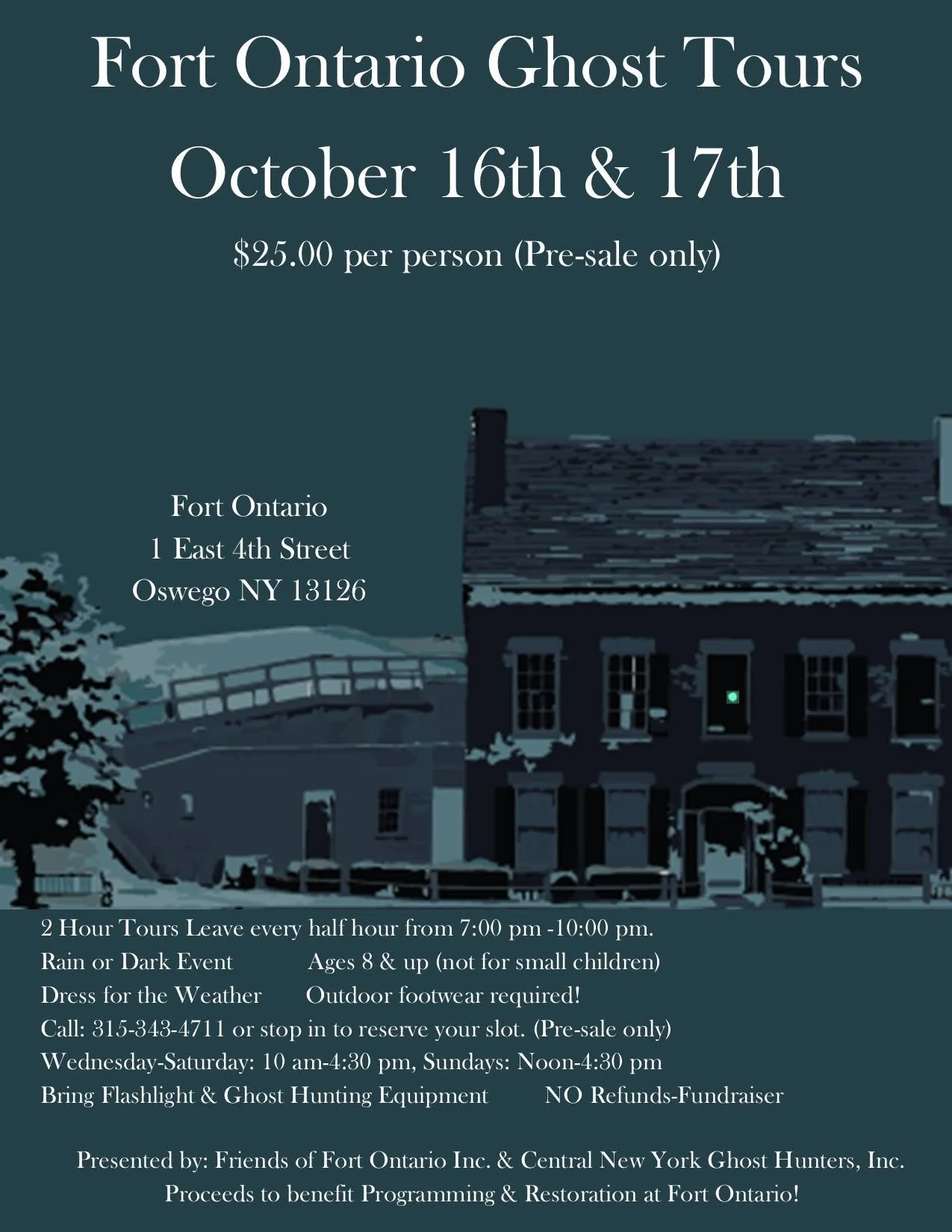 Fort Ontario Ghost Tours