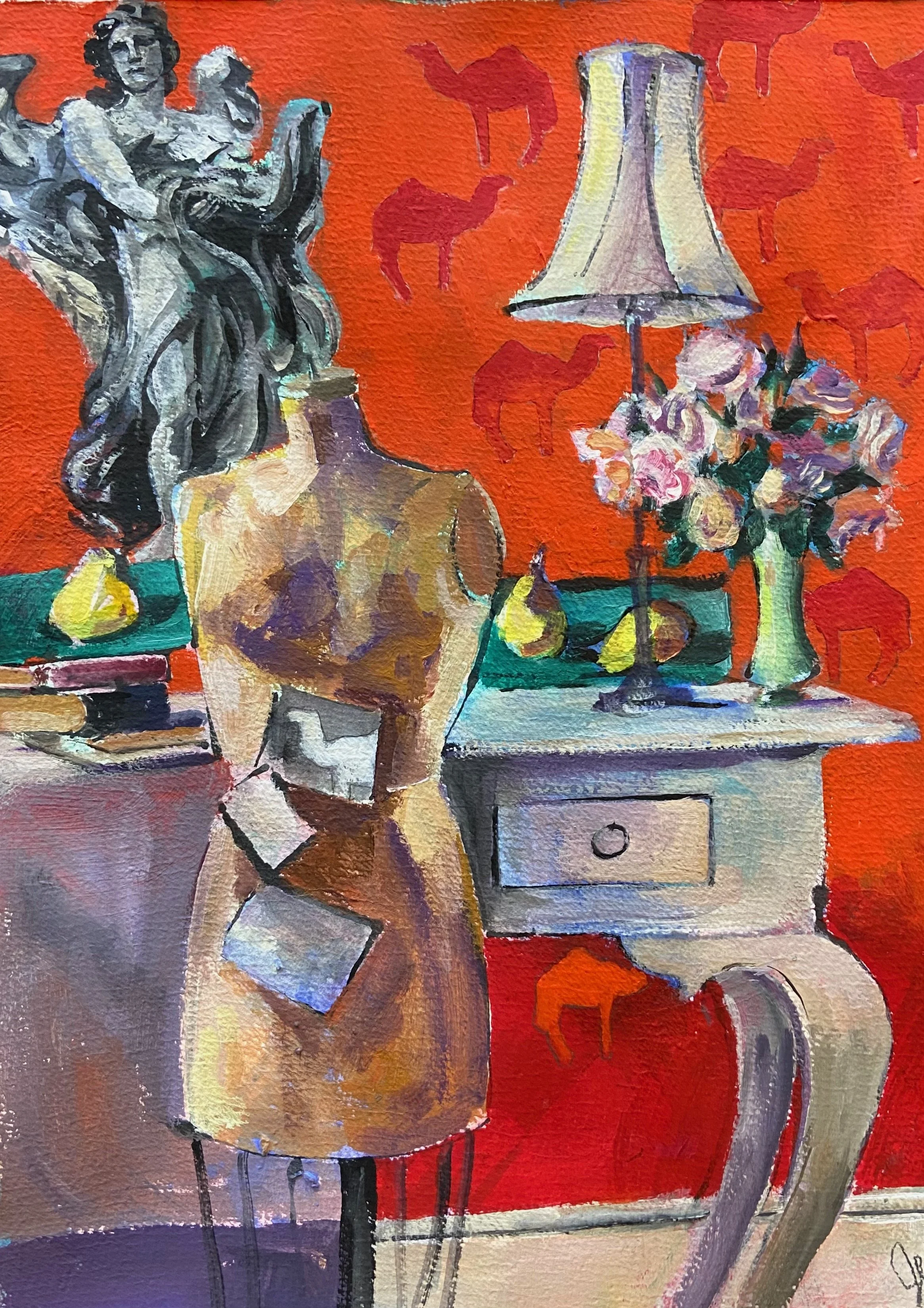  Silk Road-acrylic on paper, 16x12in., $800