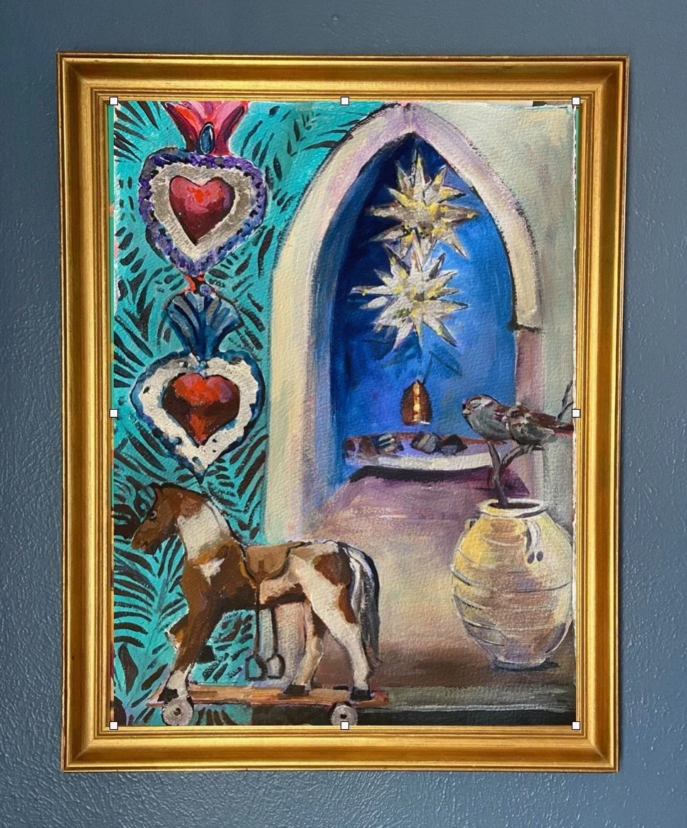  A Child Heart- acrylic on paper, 16x12in., $800