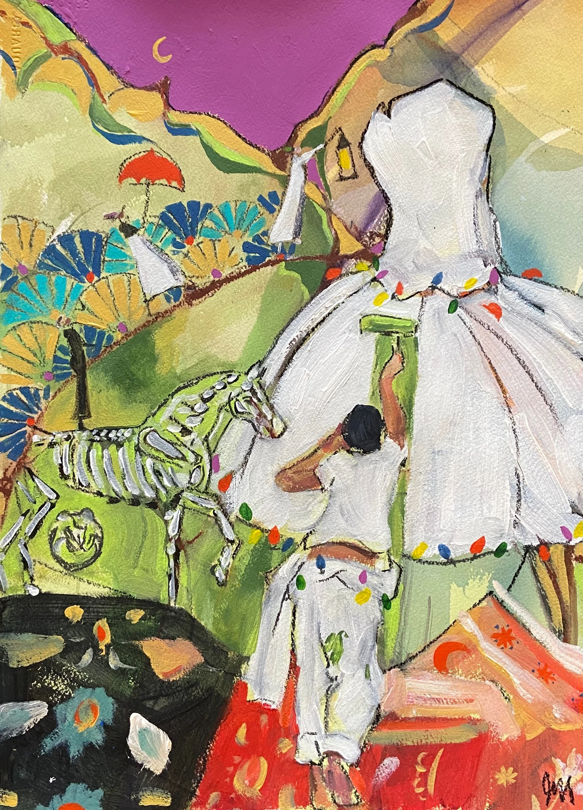 A New Path - acrylic on paper, 16x12in., $800