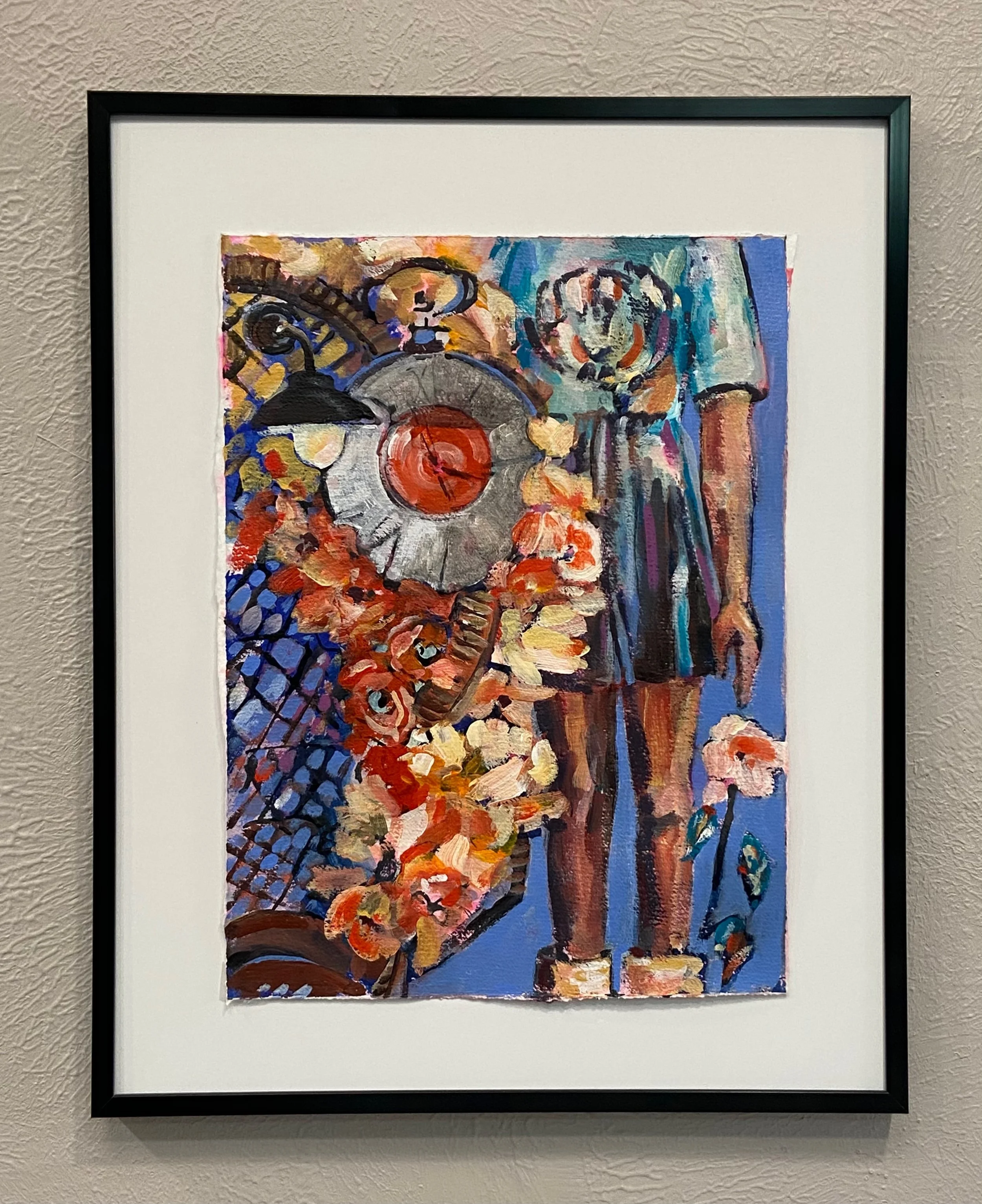 Time to Grow-  acrylic on paper, 16x12in., $800