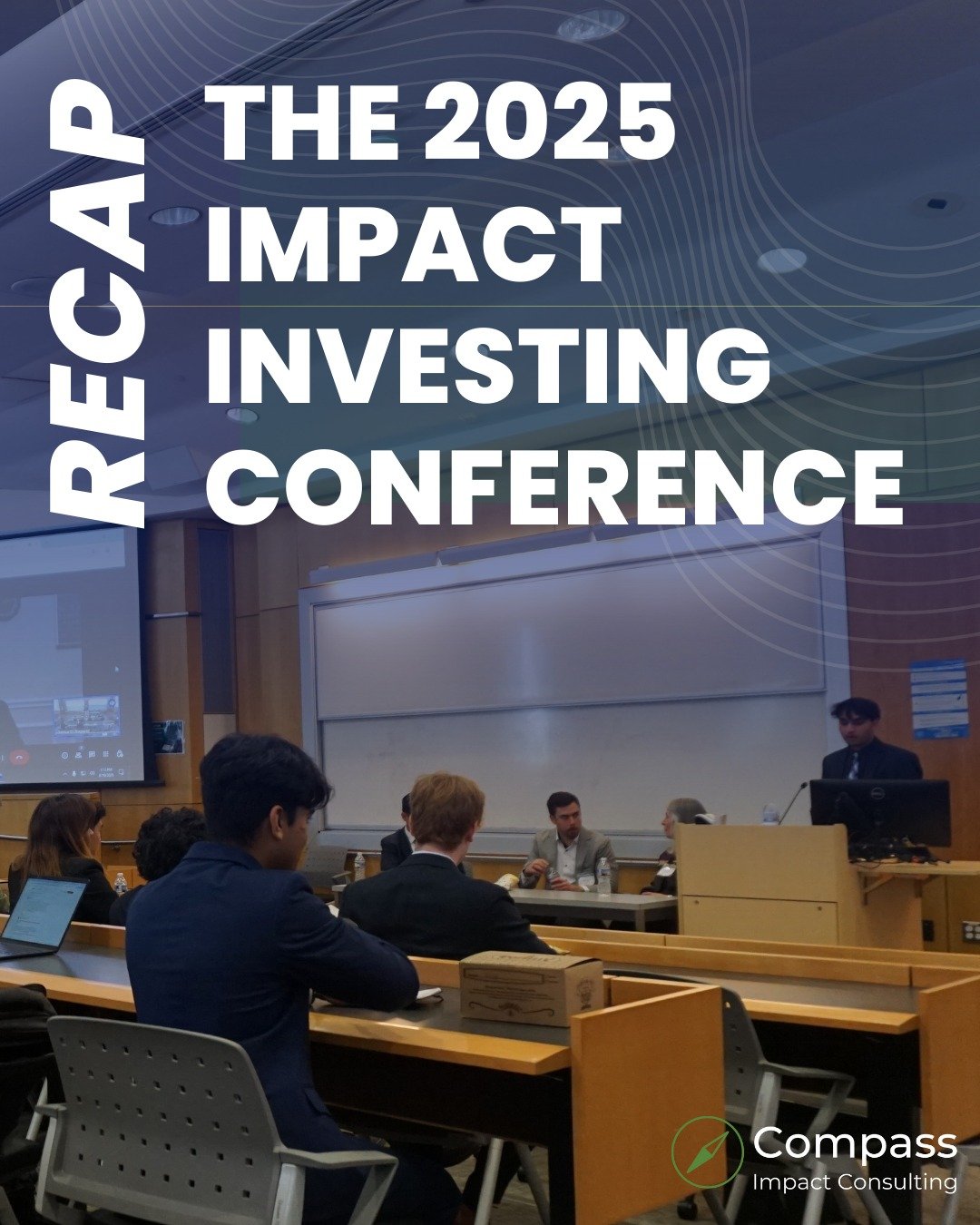 Last Saturday, students from GW and AU had the opportunity to attend the 2025 Impact Investment Conference, the second one hosted by Compass! We’re still reflecting on the powerful conversations and connections sparked at the event; from clean