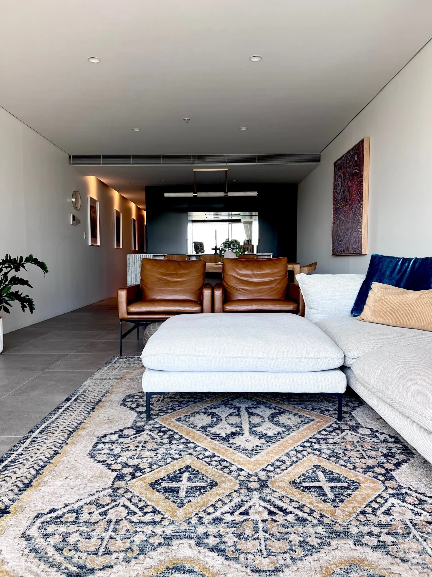 Apartment renovation living room