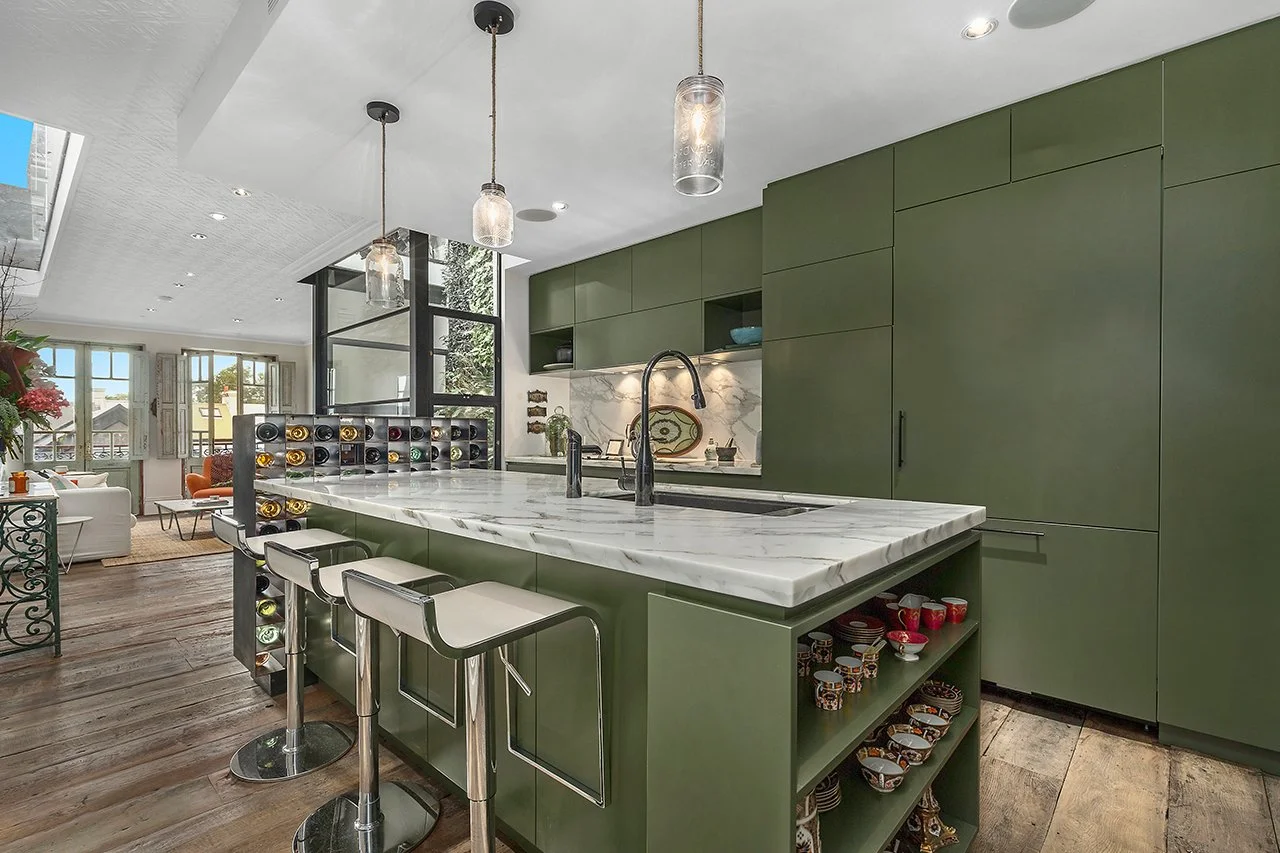 Terrace renovation kitchen