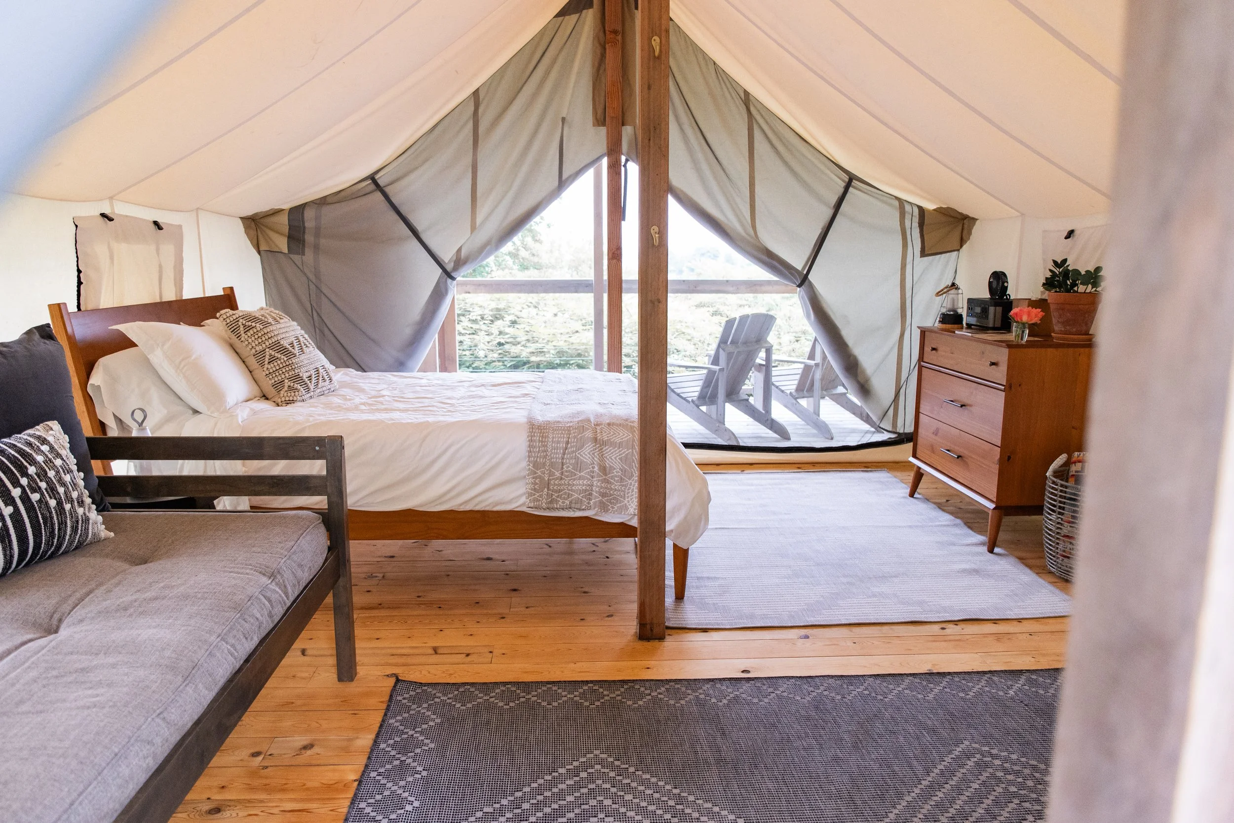 Maine Island Retreat: Yurt and Tent Cabin Camping at Fortland — Fortland